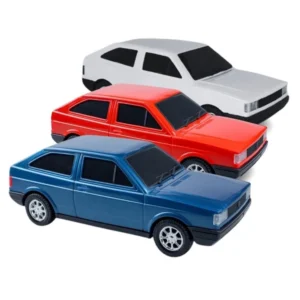 Kit C/ 3 Carrinho clássico antigo Gol Quadrado Volkswagen Miniatura colecionável menino (R$65,00)