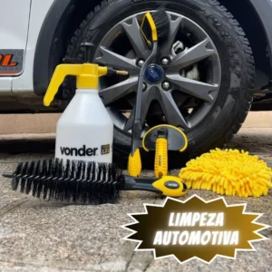 Kit Lavagem automotiva carros moto alta qualidade acompanha todos os itens para limpeza perfeita (R$178)