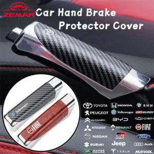 Capa Protetora Universal Do Freio De Mão Carro Em Fibra De Carbono Estilo SUV Acessório Para VW Polo T-Cross Gol Corolla Hilux Fiat
